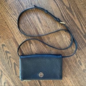 Tory Burch Robinson mini Fold-over crossbody purse